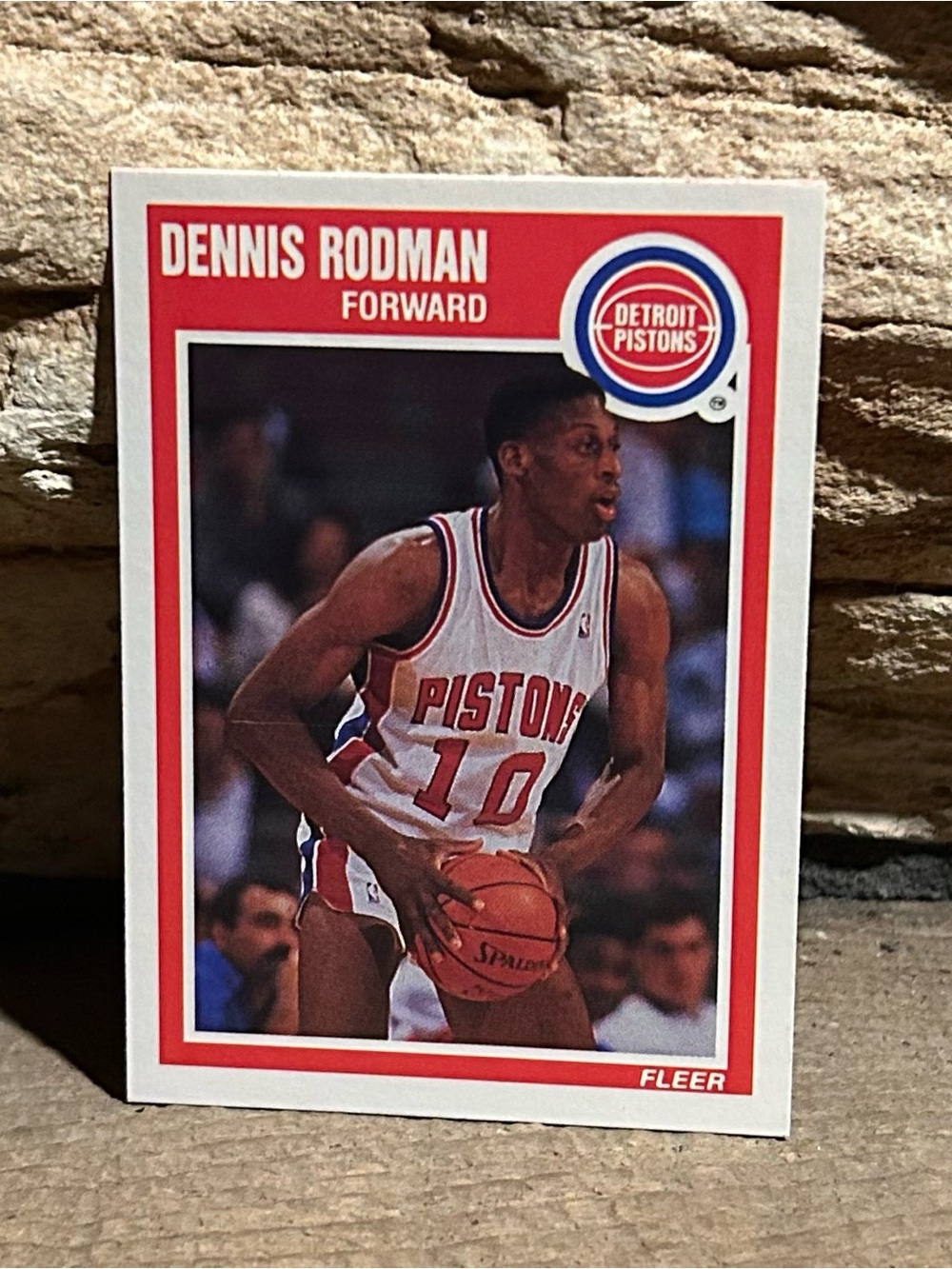 Vintage Dennis Rodman Detroit Pistons Collector’s Card - VGC